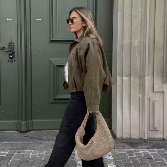 Bomberjacka Vintage - Mossgrön