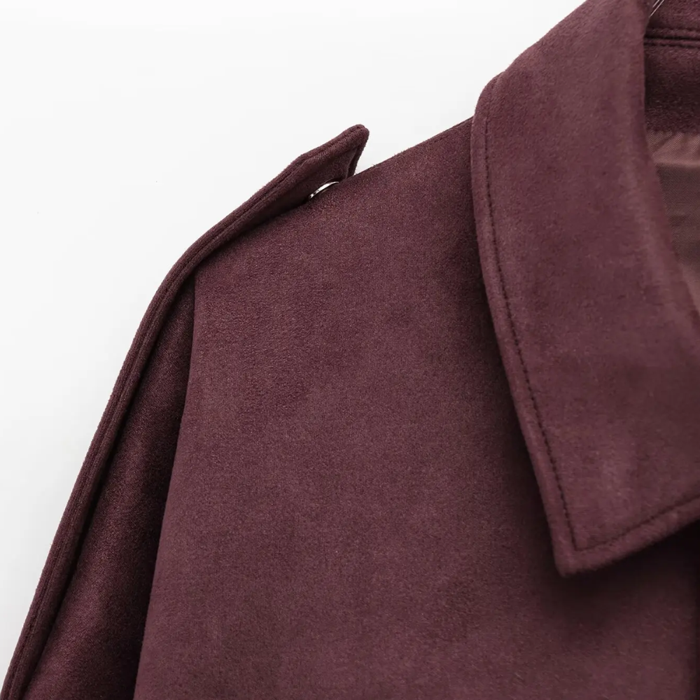 Bomberjacka Vintage - Vinröd