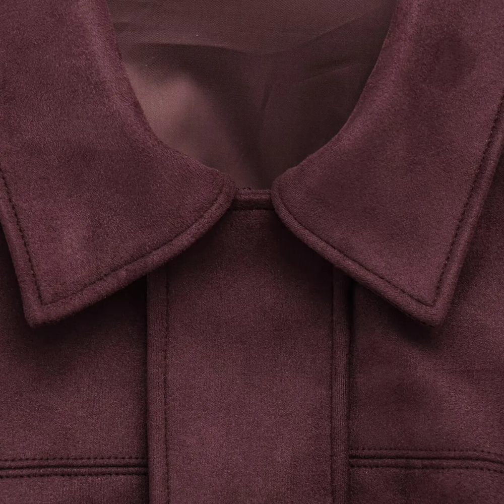 Bomberjacka Vintage - Vinröd