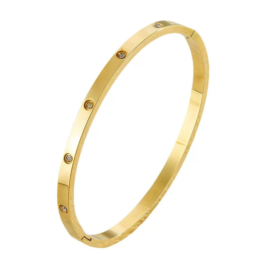 Armband - Zirikon Guld