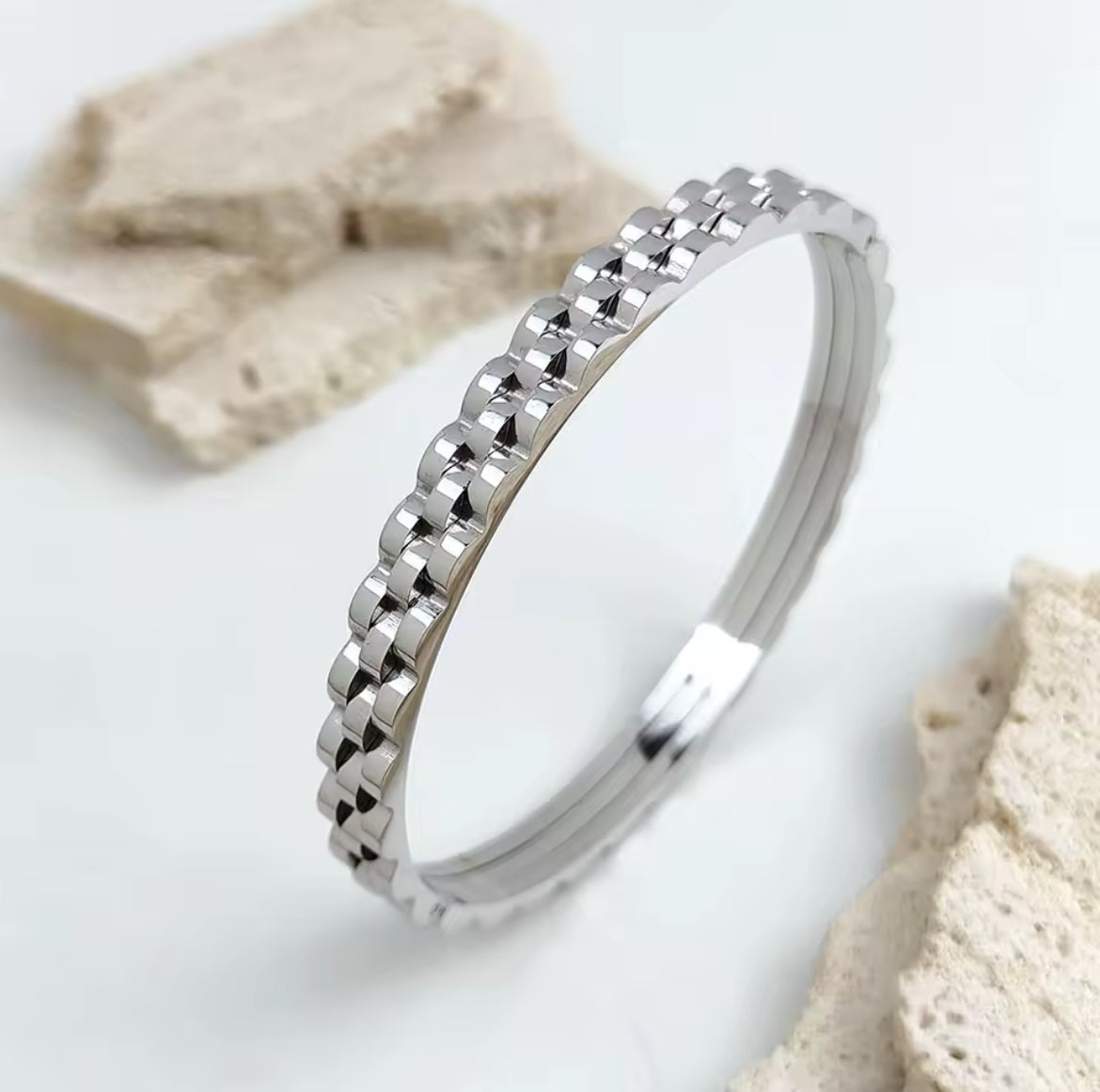 Armband Struktur SILVER
